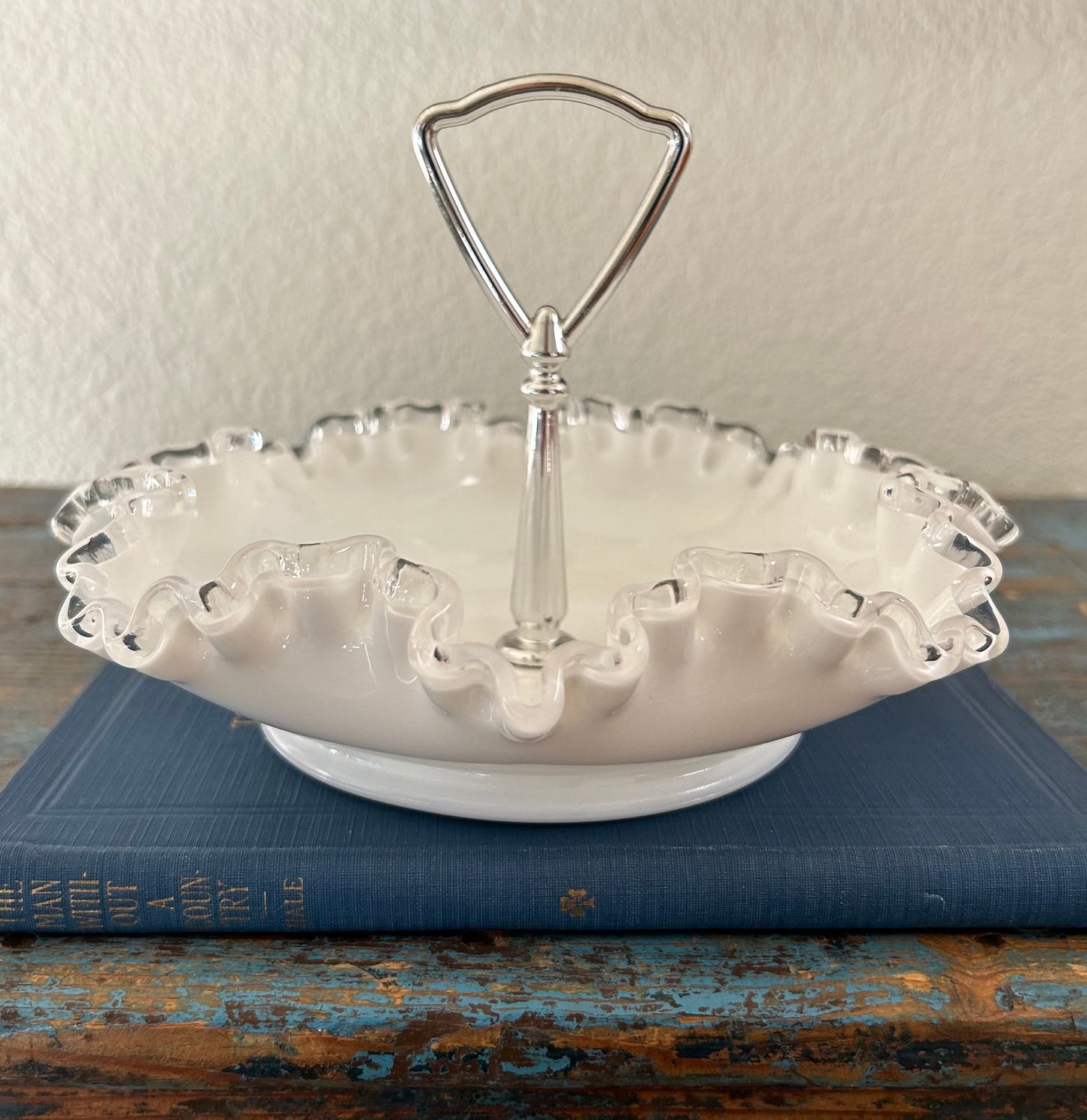 1940s Fenton Silvercrest Candy Dish