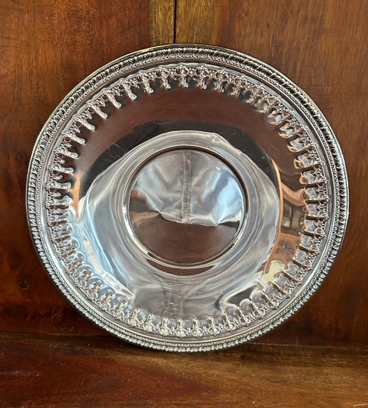 10.5” Reed & Barton Silver-Plate Plate